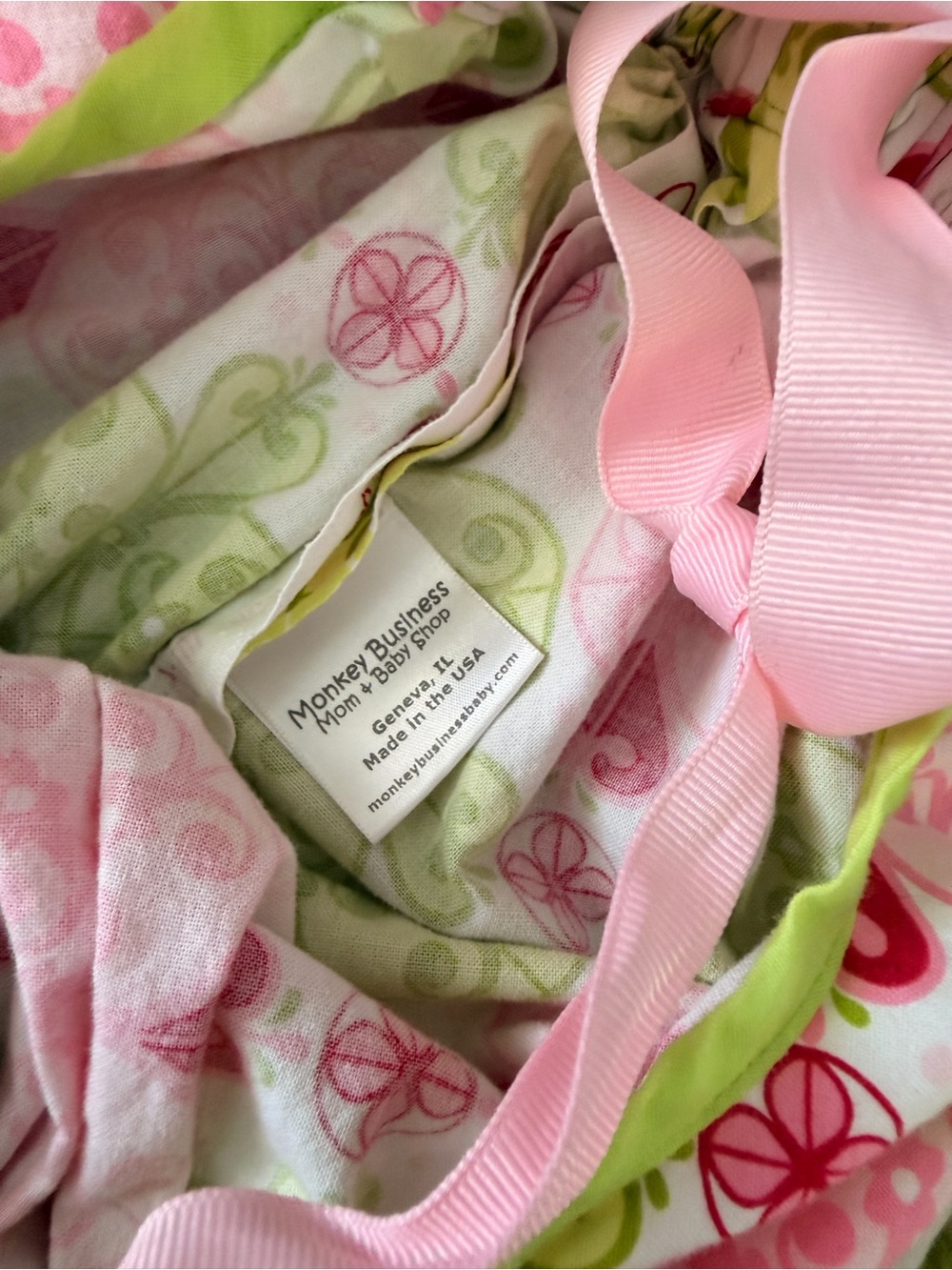 Boutique Handmade Pillowcase Dress | Michael Miller Fabric | Made in USA - Picture 2 of 3
